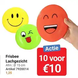 Lobbes Frisbee Lachgezicht aanbieding