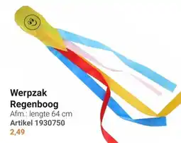 Lobbes Werpzak Regenboog aanbieding