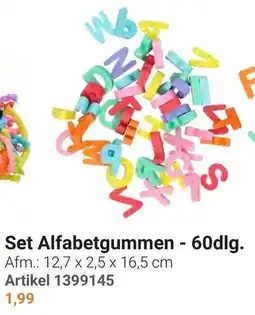 Lobbes Set Alfabetgummen aanbieding