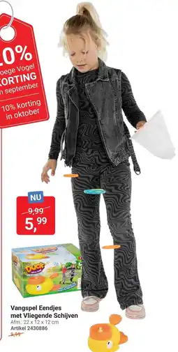 Lobbes Duck Vangspel Eendjes met Vliegende Schijven aanbieding