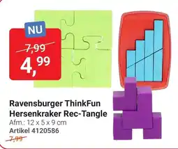 Lobbes Ravensburger ThinkFun Hersenkraker Rec-Tangle aanbieding