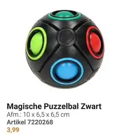Lobbes Magische Puzzelbal Zwart aanbieding