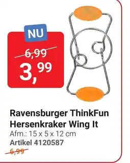 Lobbes Ravensburger ThinkFun Hersenkraker Wing It aanbieding