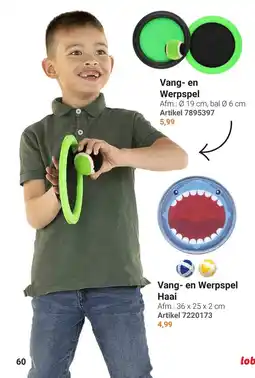 Lobbes Vang- en Werpspel aanbieding