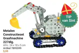 Lobbes Metalen Constructieset Graafmachine aanbieding