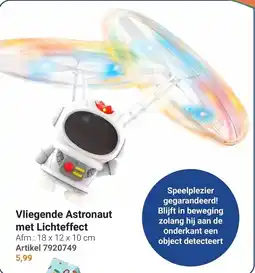 Lobbes Vliegende Astronaut met Lichteffect aanbieding