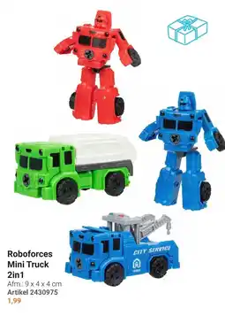 Lobbes Roboforces Mini Truck 2in1 aanbieding