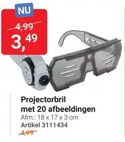 Lobbes Projectorbril met 20 afbeeldingen aanbieding