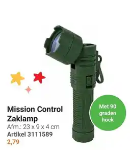 Lobbes Mission Control Zaklamp aanbieding