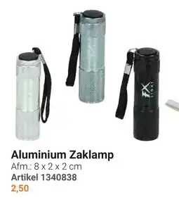 Lobbes Aluminium Zaklamp aanbieding