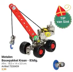 Lobbes Metalen Bouwpakket Kraan - 83dlg. aanbieding