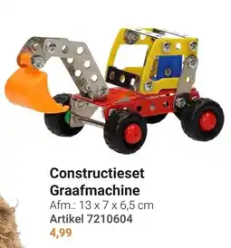 Lobbes Constructieset Graafmachine aanbieding