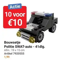 Lobbes Lego politie swat-auto aanbieding
