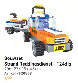 Lobbes Bouwset Strand Reddingsdienst aanbieding