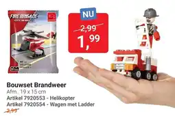 Lobbes Bouwset Brandweer aanbieding