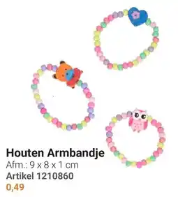 Lobbes Houten Armbandje aanbieding