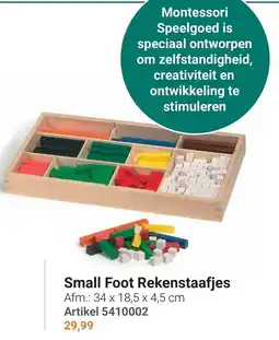 Lobbes Small Foot Rekenstaafjes aanbieding