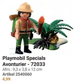 Lobbes Playmobil Specials Avonturier - 72033 aanbieding