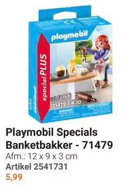 Lobbes Playmobil Specials Banketbakker - 71479 aanbieding