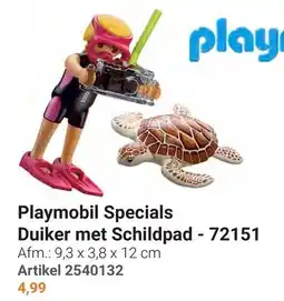 Lobbes Playmobil Specials Duiker met Schildpad - 72151 aanbieding