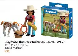 Lobbes Palymobil DuoPack Ruiter en Paard - 72026 aanbieding