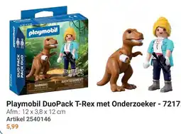 Lobbes Playmobil DuoPack T-Rex met Onderzoeker - 72172 aanbieding