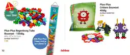 Lobbes Plus-Plus Regenboog Tube Bouwset aanbieding