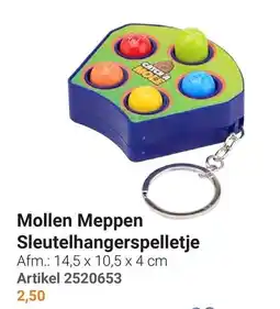 Lobbes Mollen Meppen Sleutelhangerspelletje aanbieding