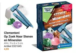 Lobbes Clementoni Op Zoek Naar Stenen en Mineralen aanbieding