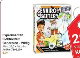 Lobbes Experimenten Elektriciteit Genereren aanbieding