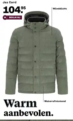 Welkoop Jas Cord aanbieding