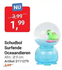 Lobbes Schudbol Surfende Oceaandieren aanbieding