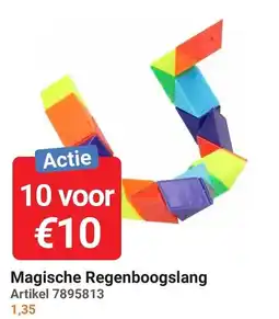 Lobbes Magische Regenboogslang aanbieding