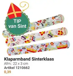 Lobbes Klaparmband Sinterklaas aanbieding