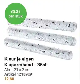 Lobbes Kleur je eigen Klaparmband aanbieding