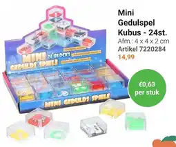 Lobbes Mini Gedulspel Kubus aanbieding