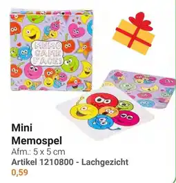 Lobbes Memo game faces aanbieding