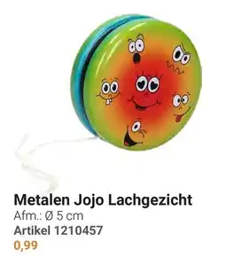 Lobbes Metalen Jojo Lachgezicht aanbieding
