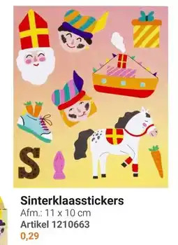 Lobbes Sinterklaasstickers aanbieding