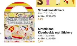 Lobbes Sinterklaas Kleurboekje met Stickers aanbieding
