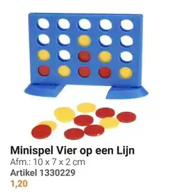 Lobbes Minispel Vier op een Lijn aanbieding