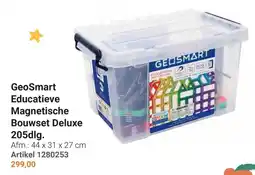 Lobbes Geosmart educatieve magnetische bouwset deluxe 205dlg. aanbieding