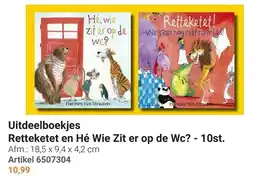 Lobbes Retteketet en Hé Wie Zit er op de Wc? aanbieding