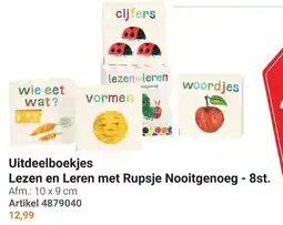 Lobbes Rupsje Nooitgenoeg Lezen en Leren met Rupsje Nooitgenoeg aanbieding