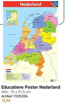 Lobbes Educative Poster Nederland aanbieding