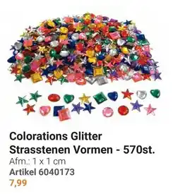 Lobbes Colorations Glitter Strasstenen Vormen aanbieding