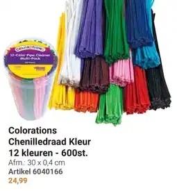 Lobbes Colorations Chenilledraad Kleur aanbieding
