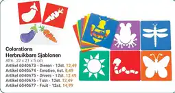 Lobbes Colorations Herbruikbare Sjablonen aanbieding