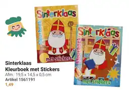 Lobbes Sinterklaas Kleurboek met Stickers aanbieding