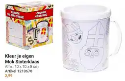 Lobbes Kleur je eigen Mok Sinterklaas aanbieding